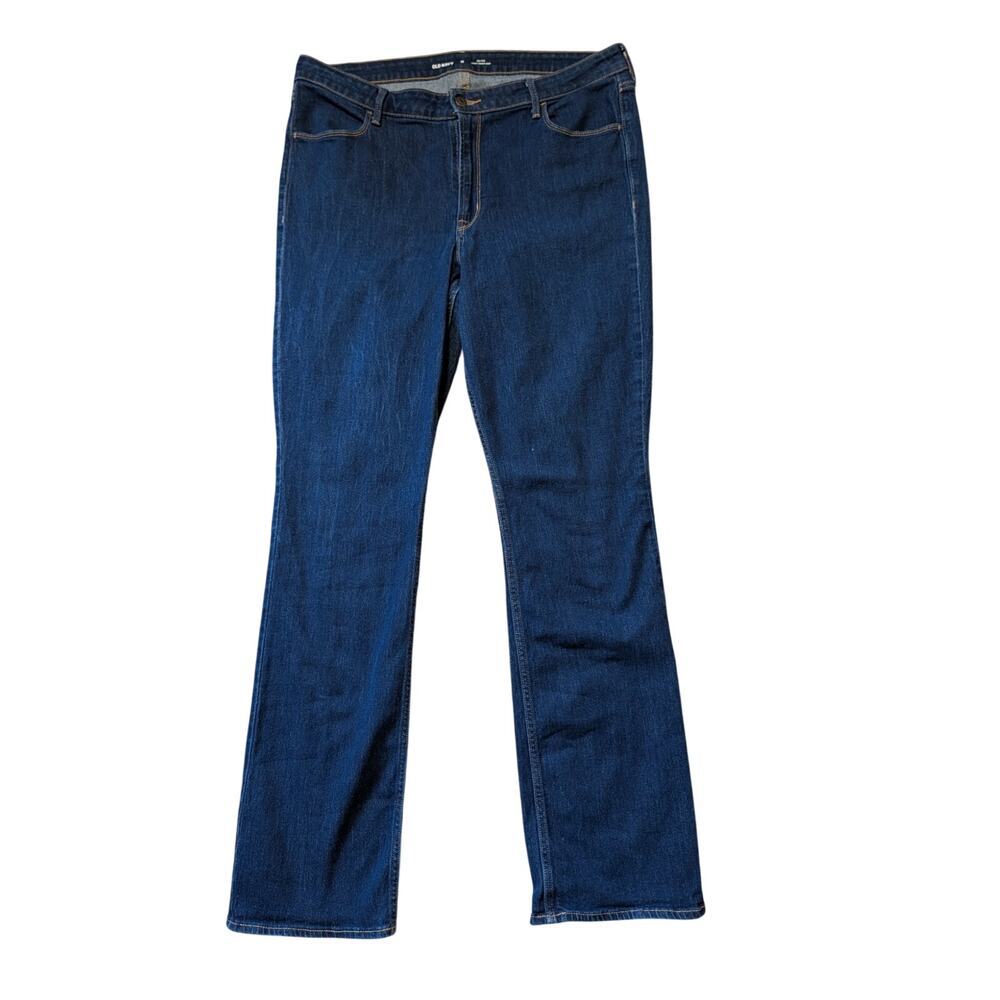 OLD NAVY Woman's Jeans/Pants Mid-Rise WOW Boot cut Jeans, size 16, LONG/TALL
